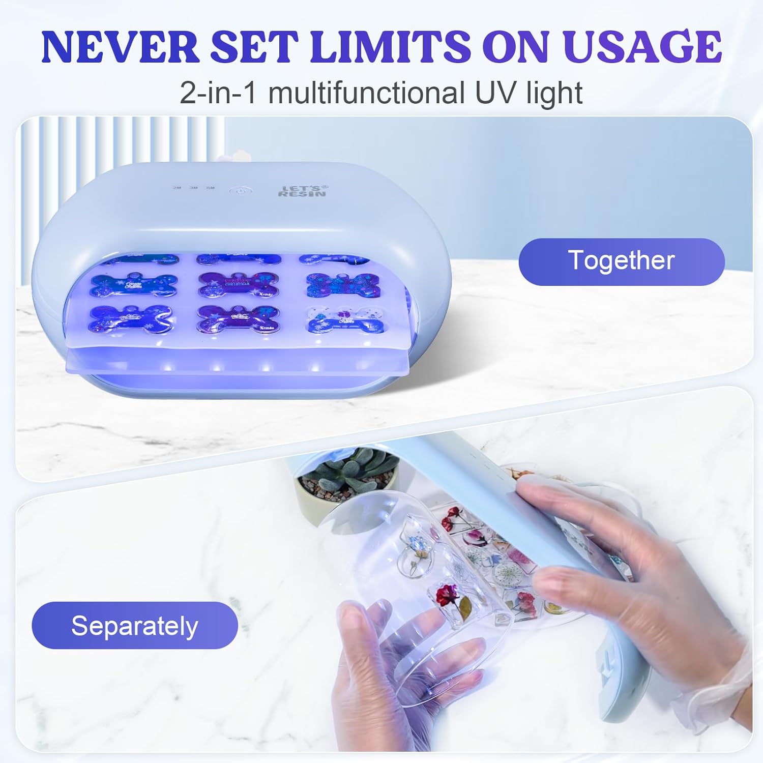 Lámpara UV para resina 36 LED Lámpara UV para resina 36 LED